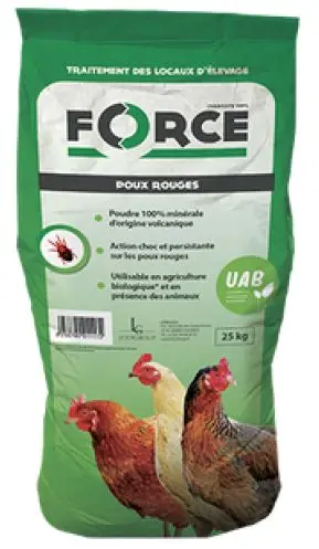 FORCE INSECTE Poudre Chabasite 100% Sac 25Kg